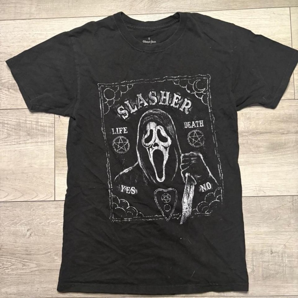 Black & white Slasher Life Death T-shirt‎ Size s woman
